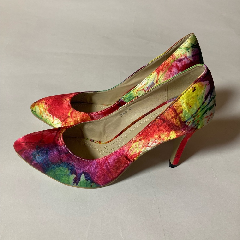 Moda Park satin Colorful Women's Shoes size 40/9 US